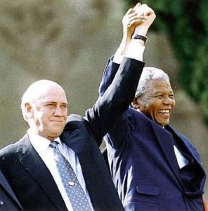 DeKlerk and Mandela
